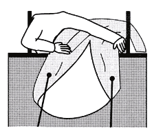 袋本体を投下