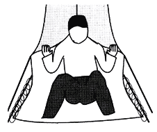 降下時の姿勢